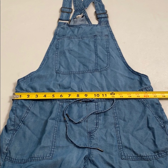 Garage lightweight denim drawstring shortalls - Picture 7 of 13